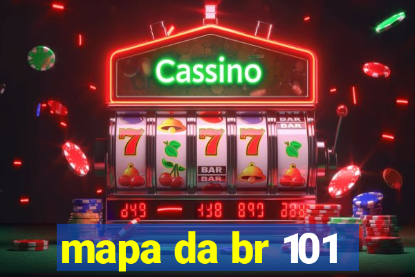 mapa da br 101
